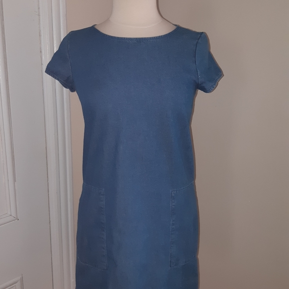 Trafaluc by zara denim makeas women mini dress siz - Picture 13 of 16